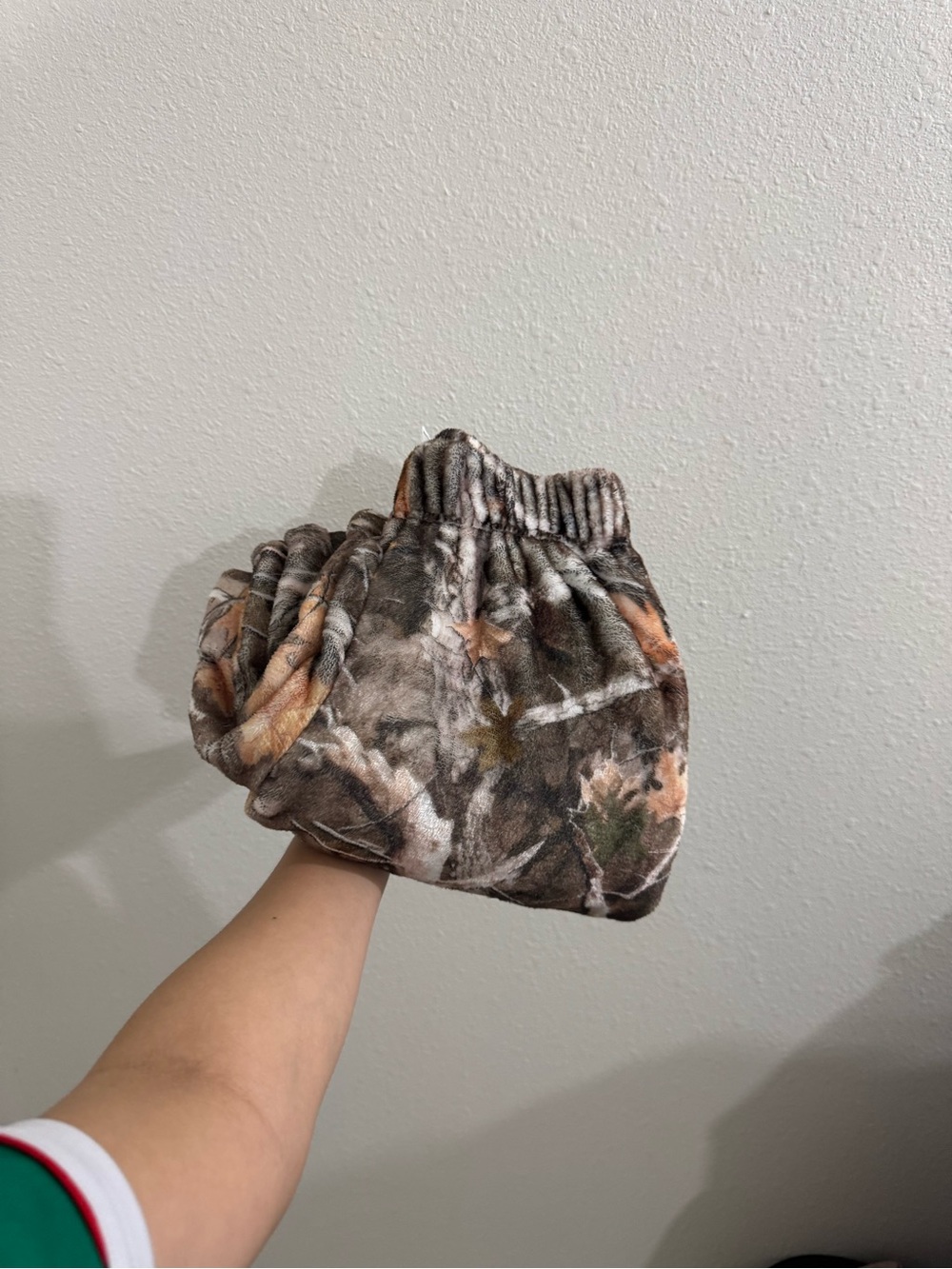 Camo pajama bottoms